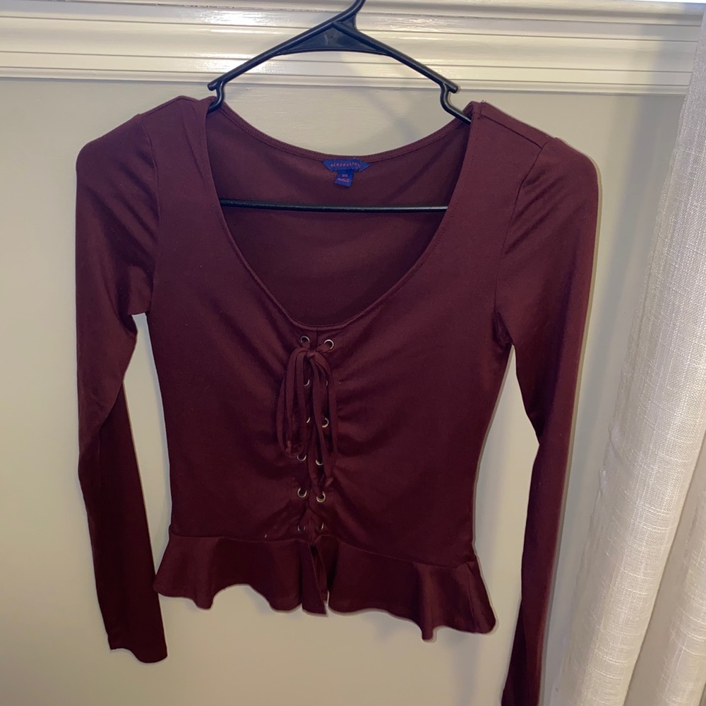Maroon Top
